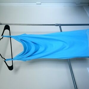 Elegant Blue Women's Dress